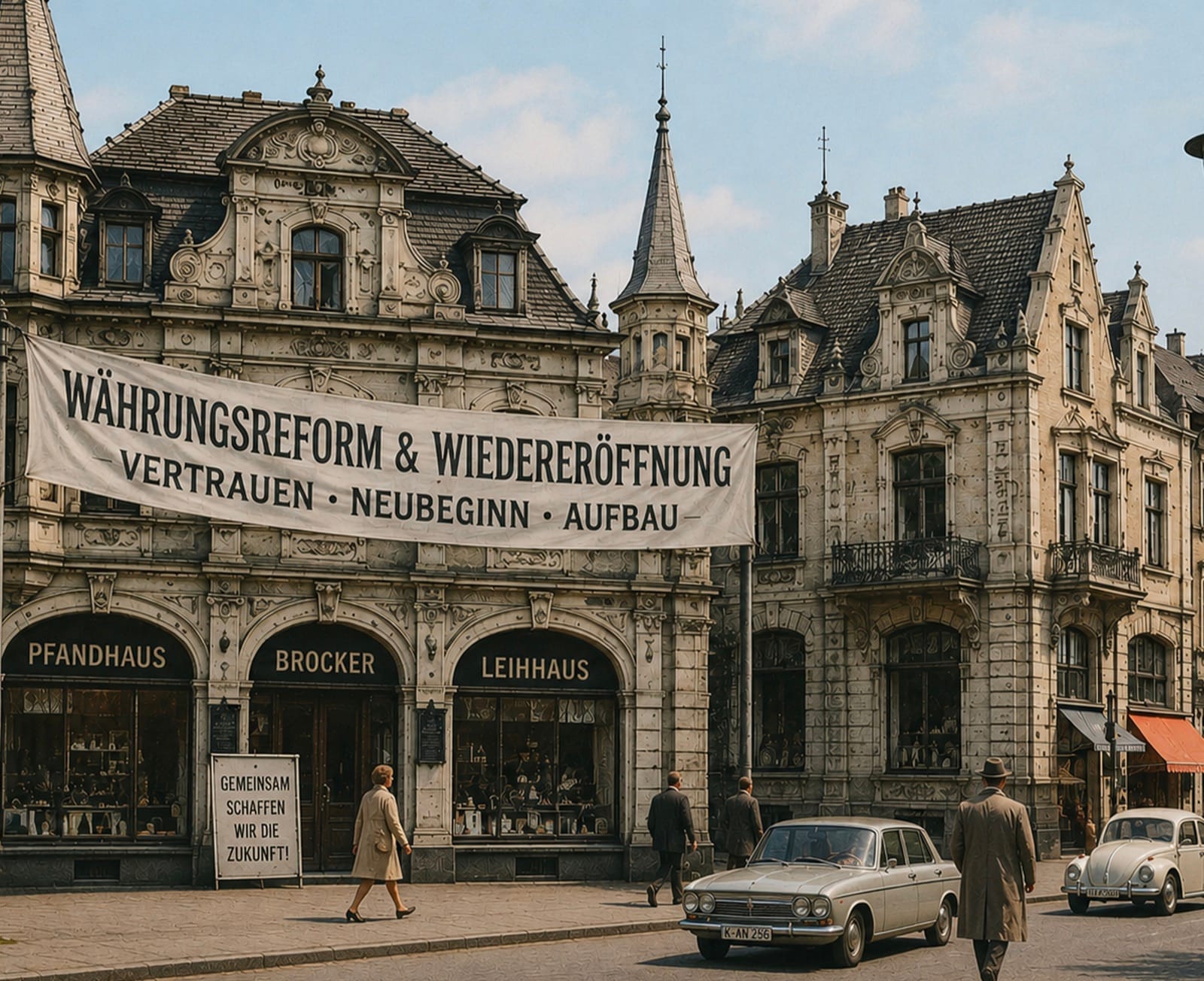 Währungsreform & Wiedereröffnung